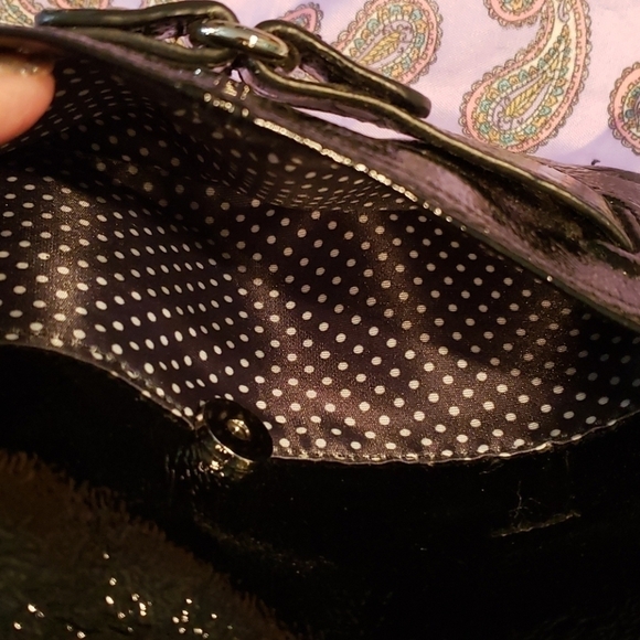 Stone Mountain Patent Leather Black Bag Like New! - Picture 6 of 16